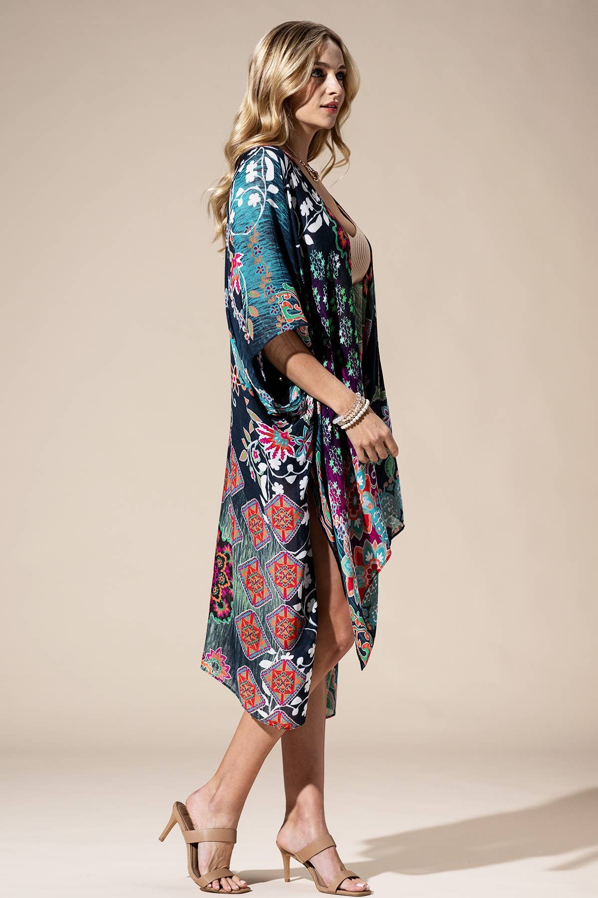 Night Garden Multi Kimono