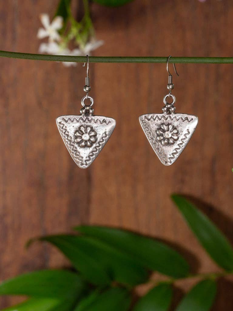 Arrow Head Earrings – Silver-Plated Boho Jewellery by TABOO FASHION