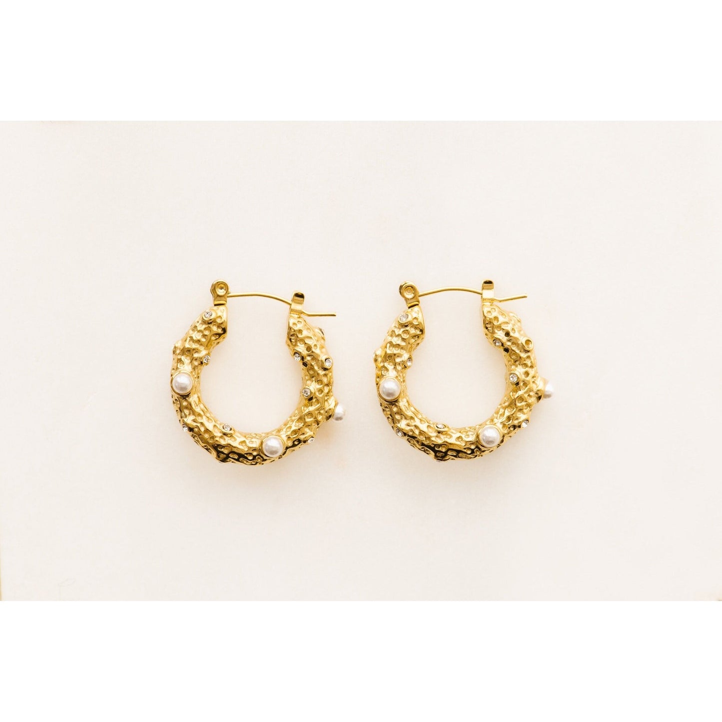 Aurelia Hoop Earrings by Indigo & Wolfe