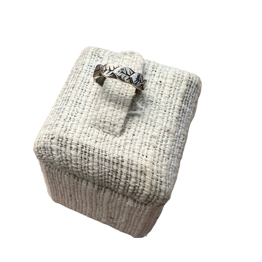 Sterling Silver Layered Leaf Ear Cuff by Baizaar