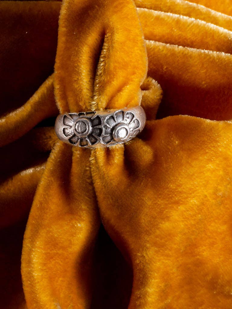 Follow the Sun Adjustable Silver Ring by TABOO FASHION