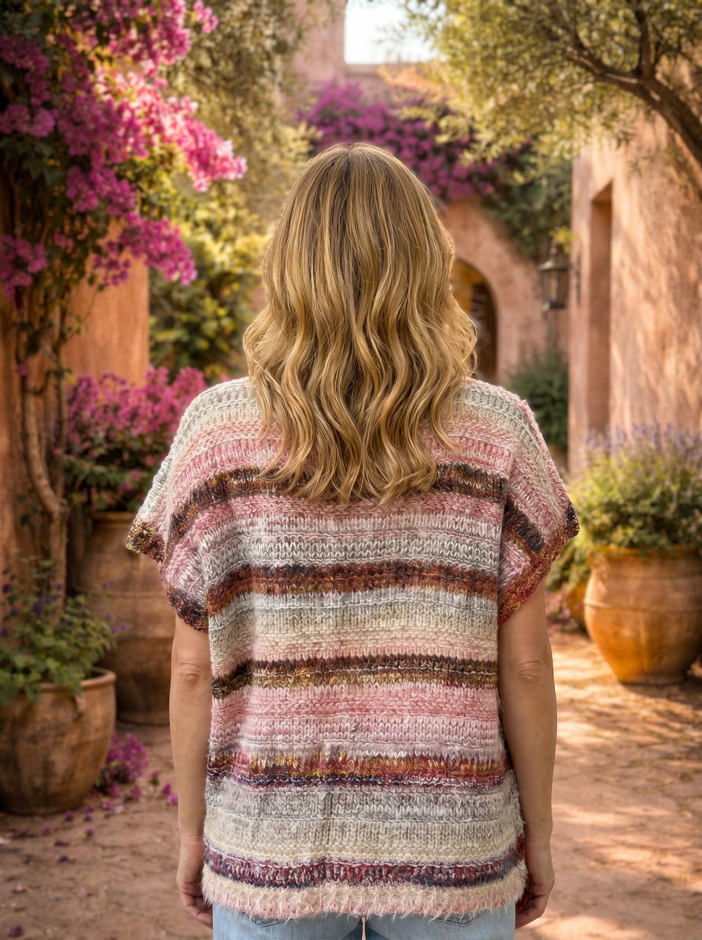 Willow Stripe Knit Vest
