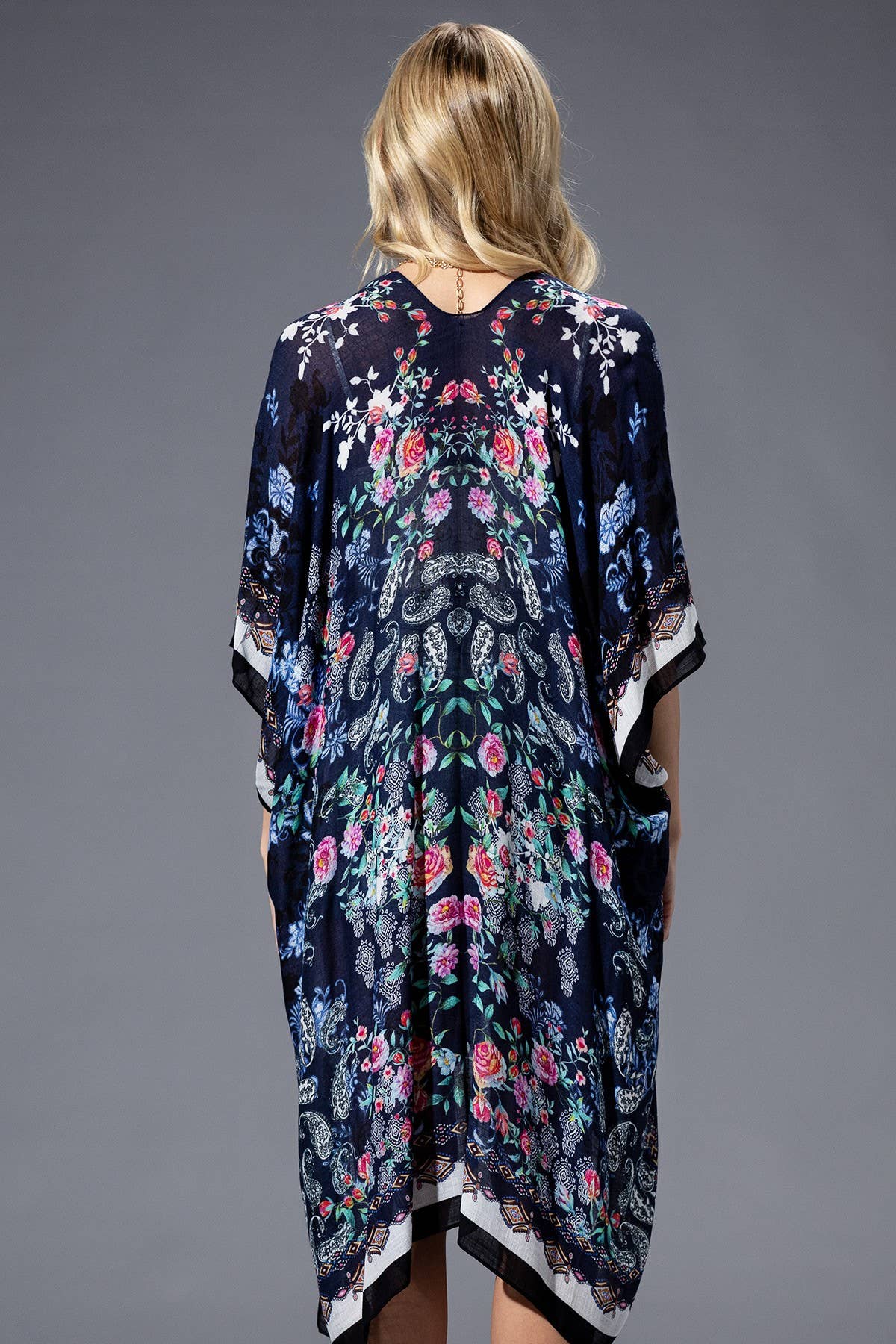 Rose Paisley Kimono