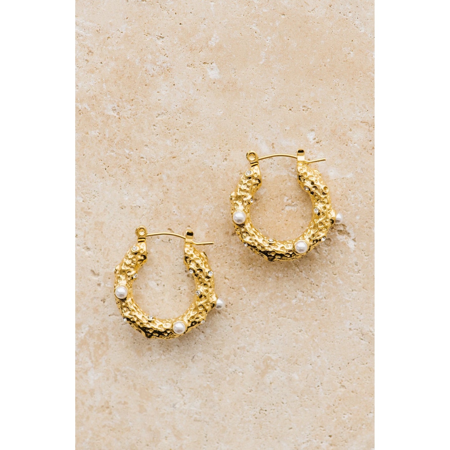 Aurelia Hoop Earrings by Indigo & Wolfe
