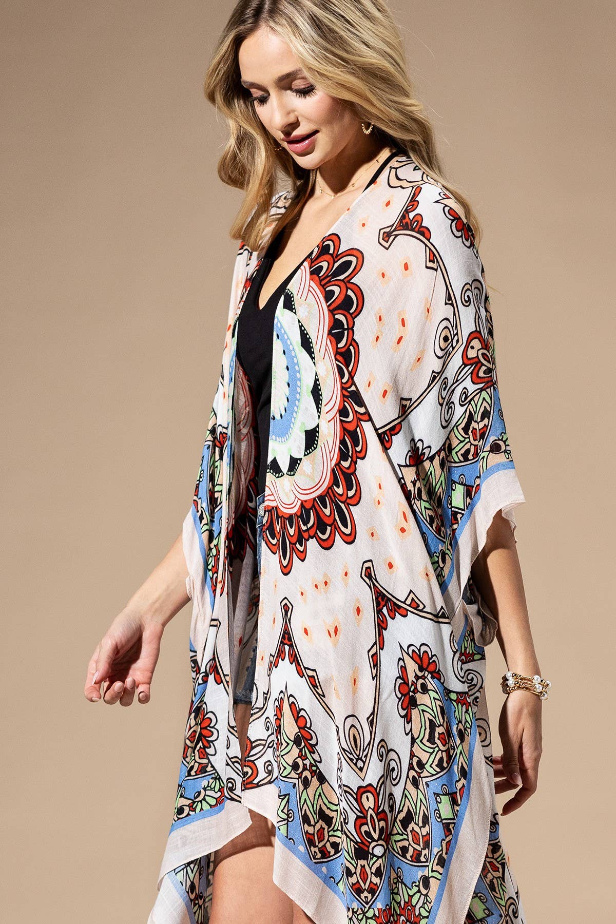 Red Mandala Kimono