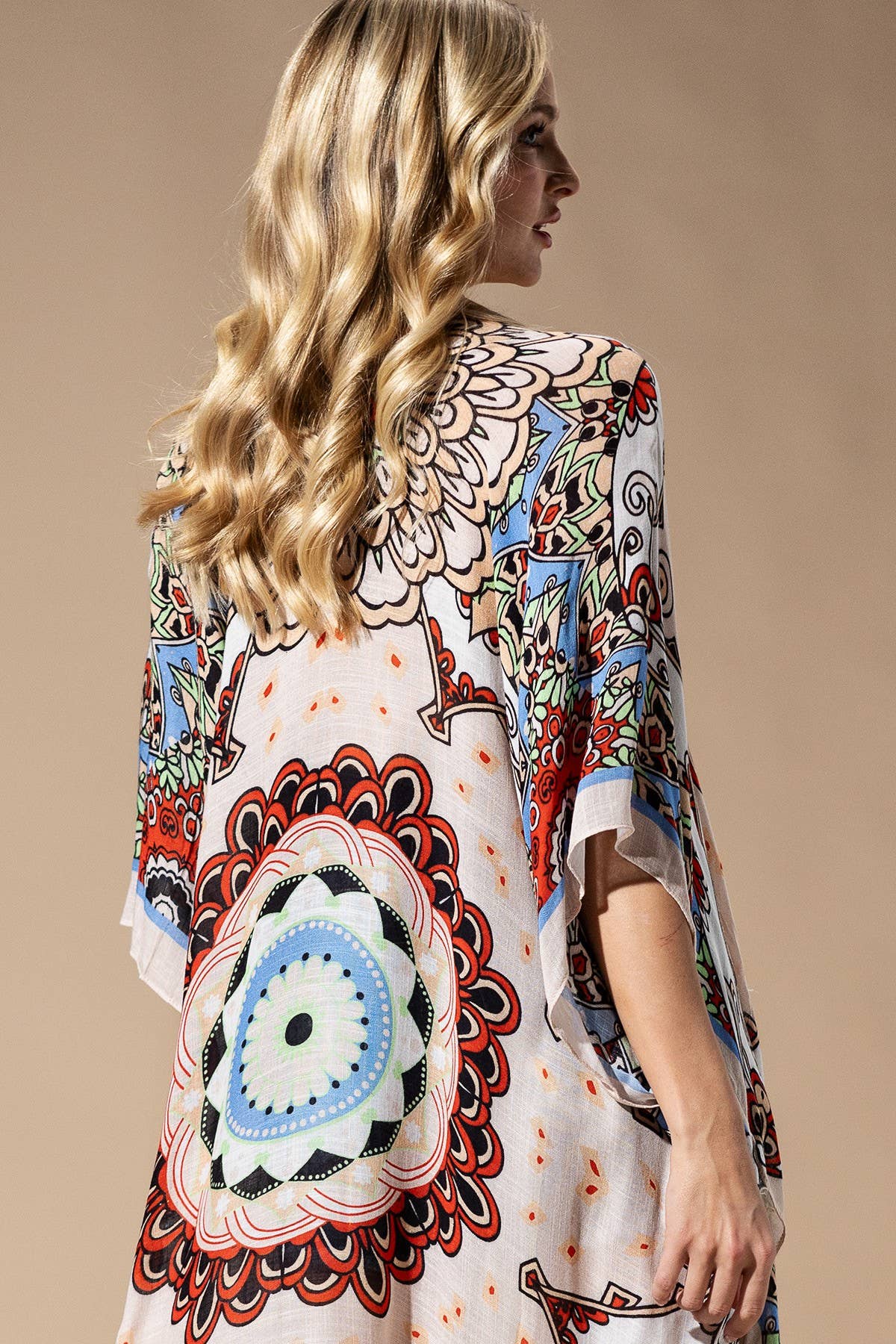 Red Mandala Kimono