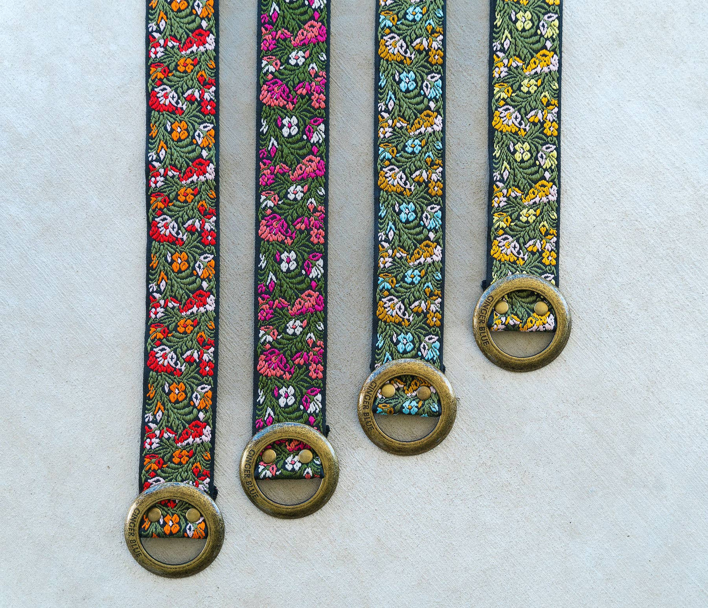 Ginger Blue - Super Bloom Pink Belt