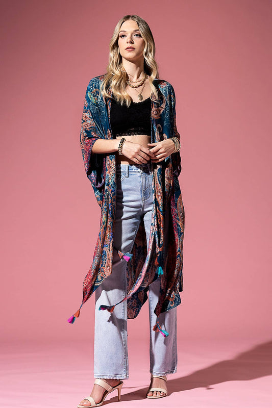 Sophia Tassel Kimono by Urbanista