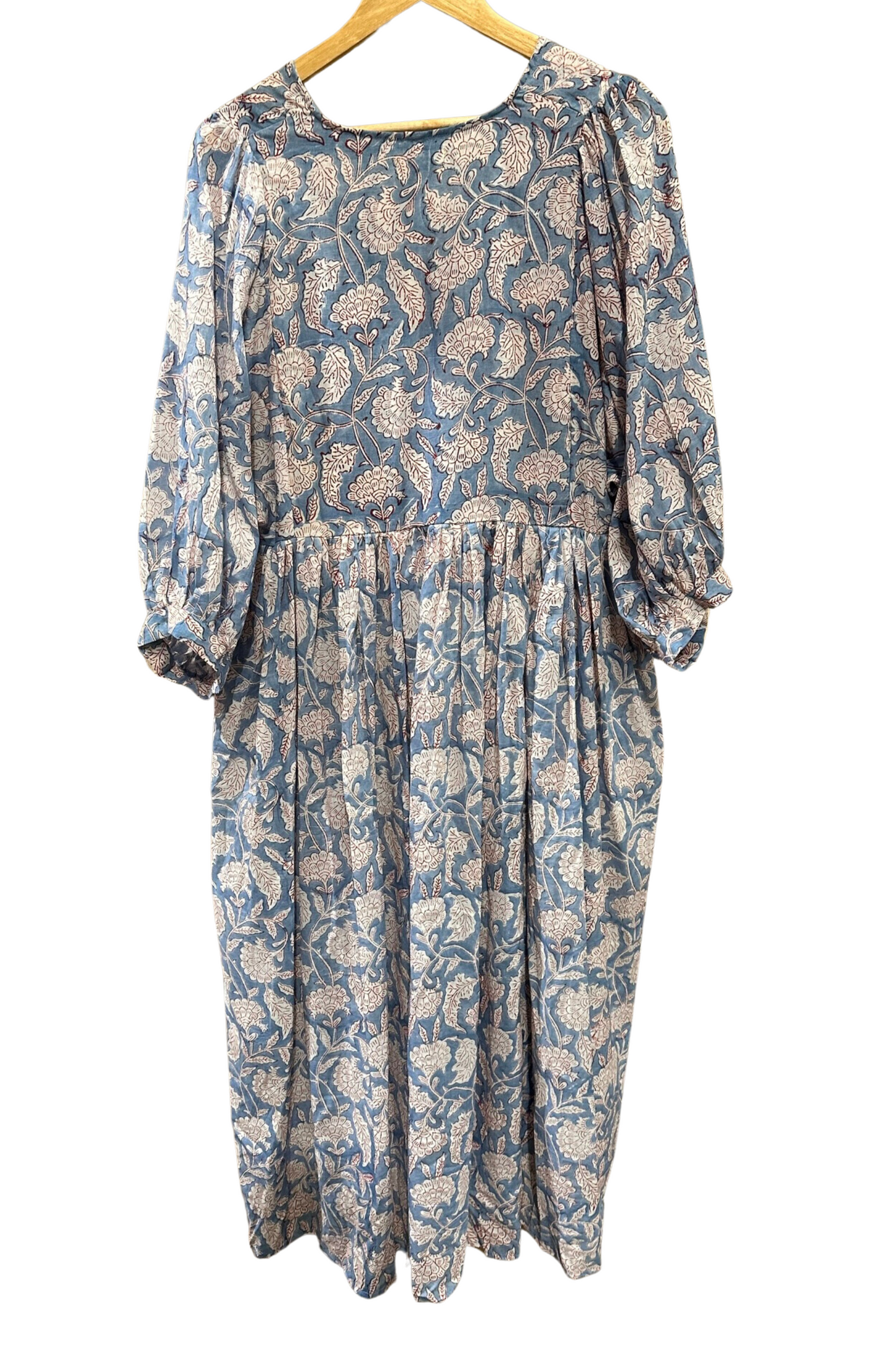 Aaliyah Block Printed Cotton Maxi Dress - @Saucy Ladies