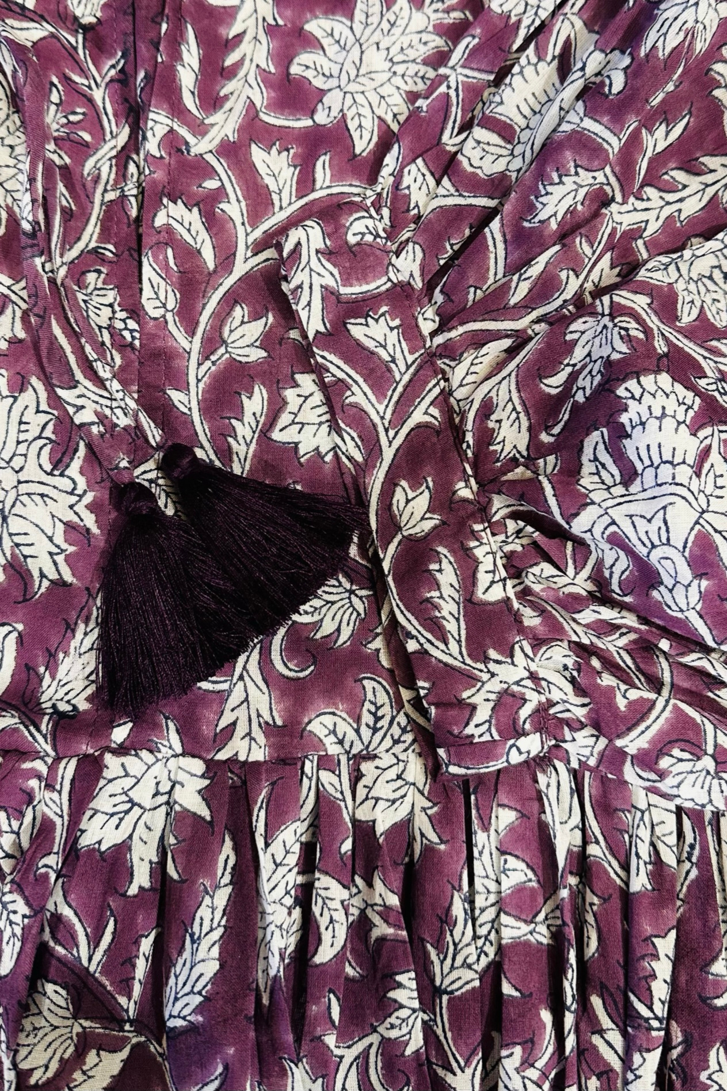 Aaliyah Block Printed Cotton Maxi Dress - @Saucy Ladies