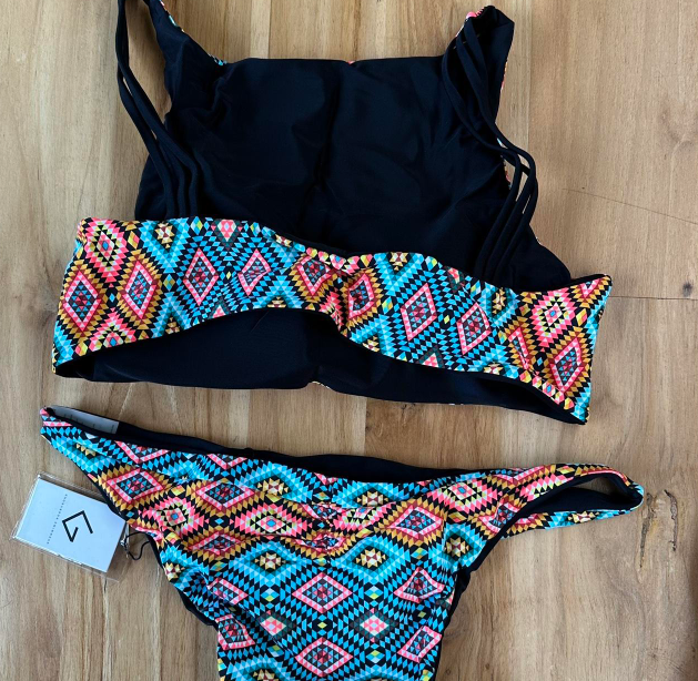 KhongBoon Ankara Tankini Multi-coloured Size L/12