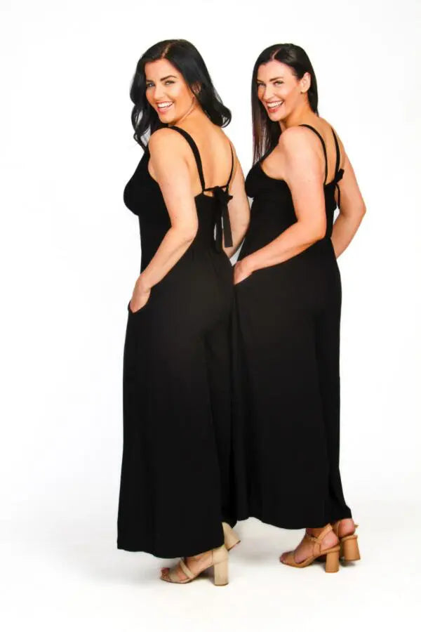 Cinta Jumpsuit - Black or Latte by Ombak