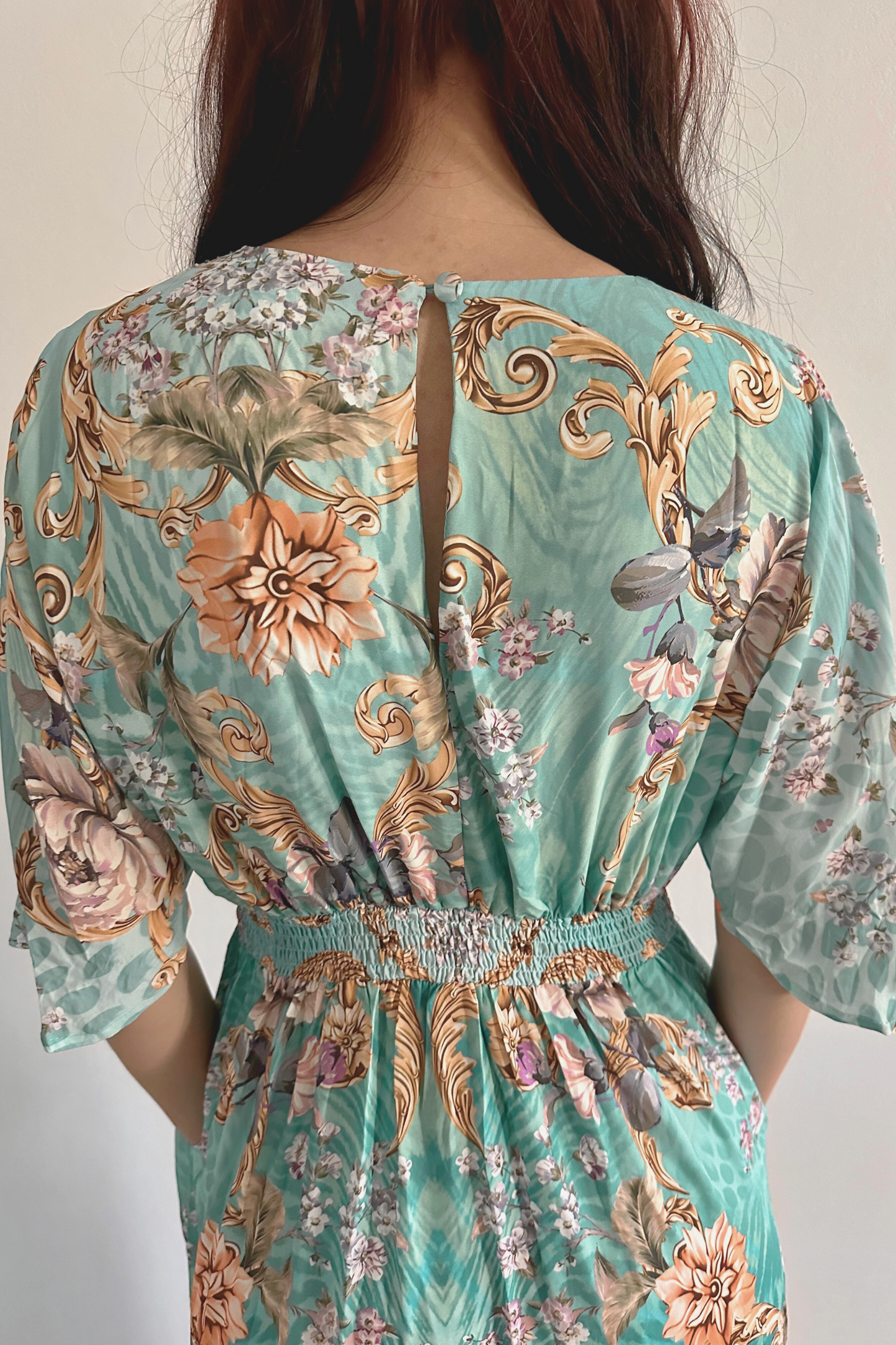 Celia Embellished V Neck Dress