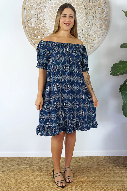 Diva Dress in Kathmandu Print by Sundrenched