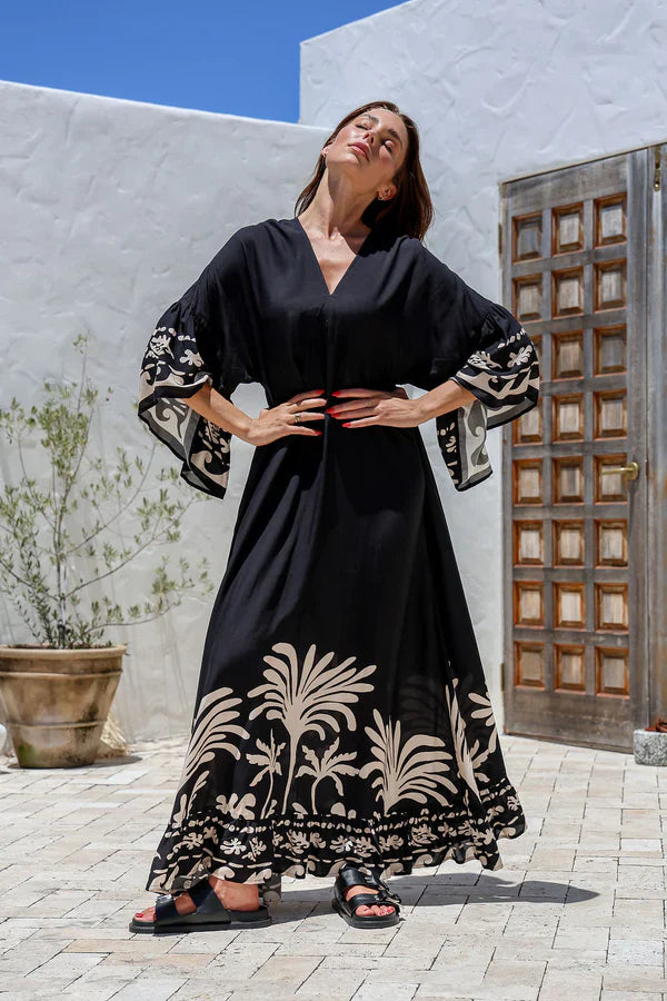Noir Palm Maxi - @Saucy Ladies