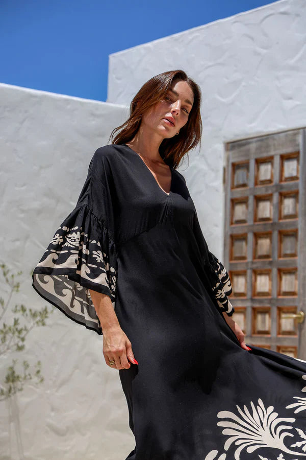 Noir Palm Maxi - @Saucy Ladies