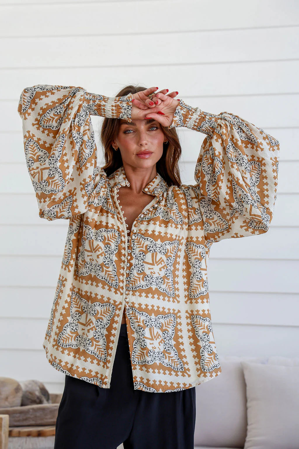 Dreams Blouse - Beige