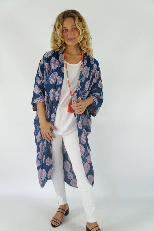 Georgia Long Cape Kimono by Sundrenched