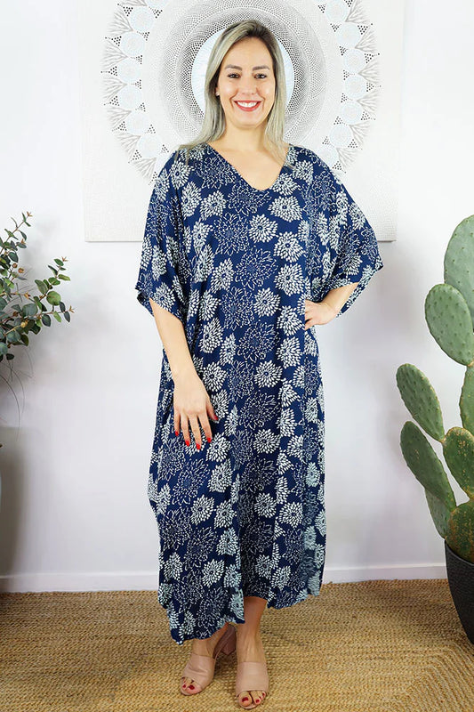 Sunflower Long Kaftan by Sundrenched