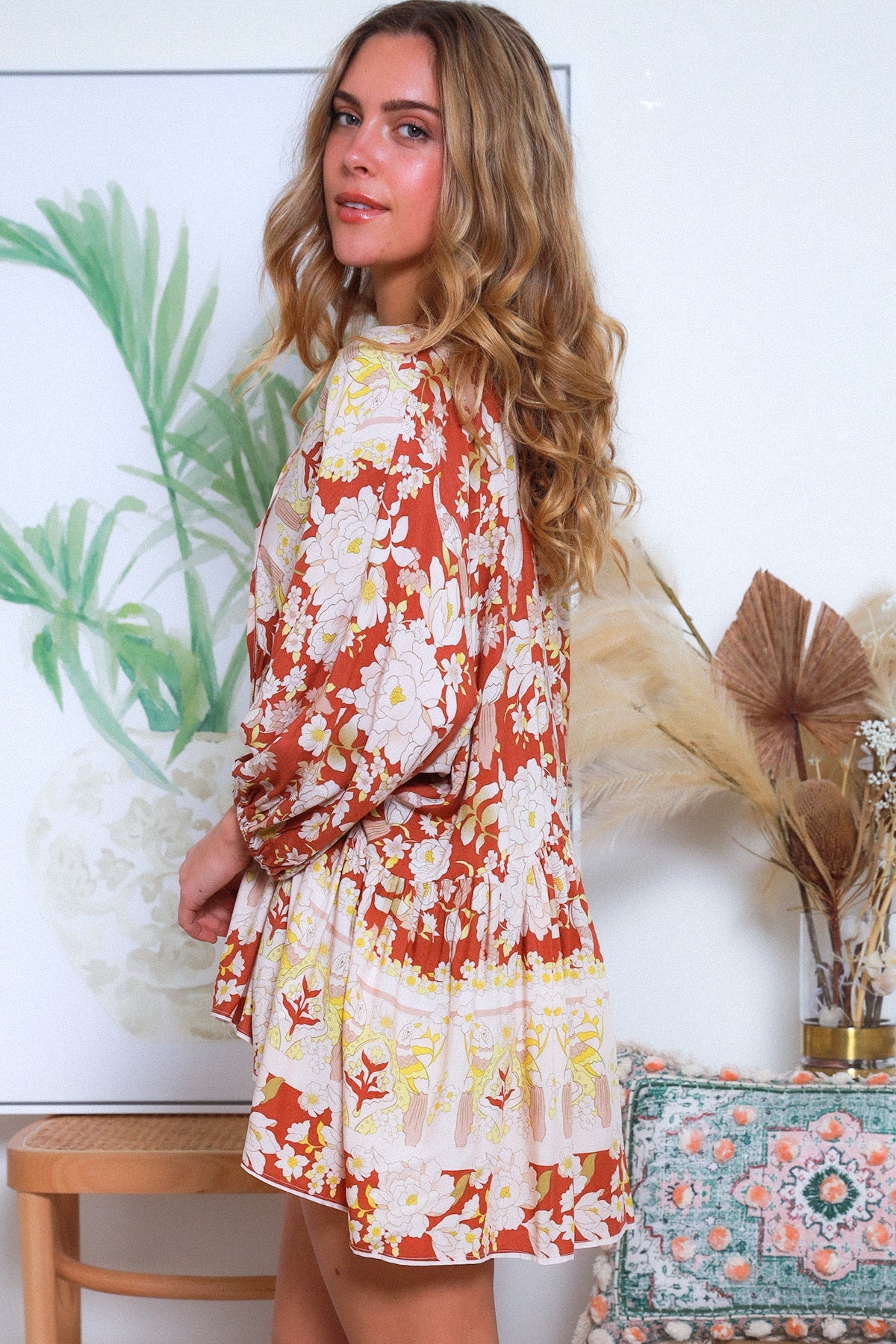 Joy Boho 3/4 Sleeve Top