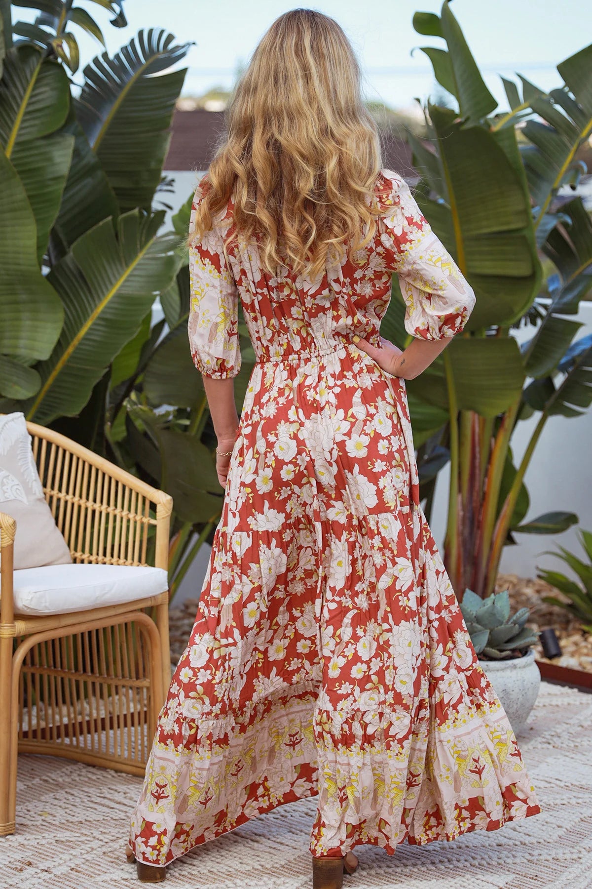 Joy Bohemian Boho Maxi Dress 8