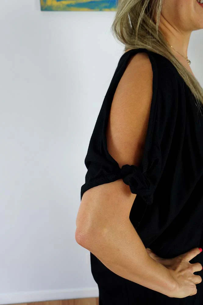Mykonos Kaftan - Black by Sundrenched