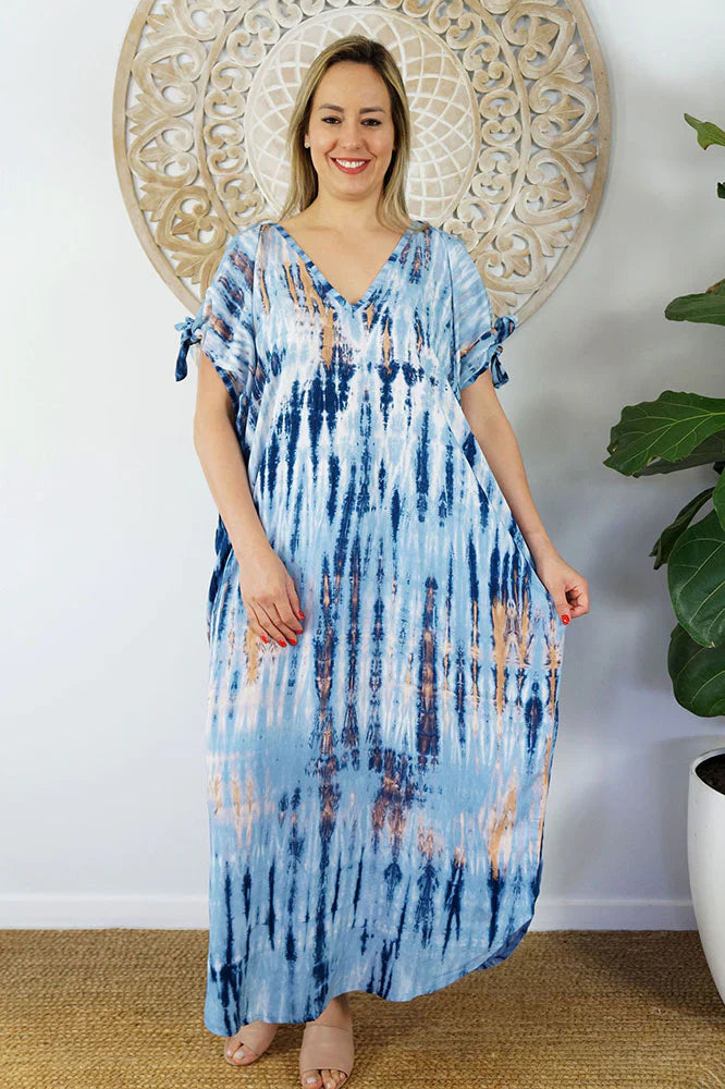 Mykonos Kaftan - Tie Dye by Sundrenched