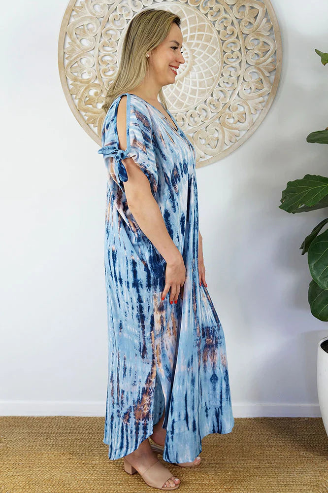 Mykonos Kaftan - Tie Dye by Sundrenched
