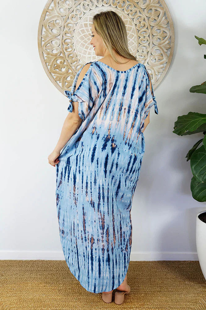 Mykonos Kaftan - Tie Dye by Sundrenched