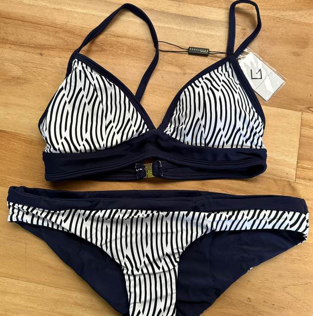 KhongBoon Mons Bikini Navy & White
