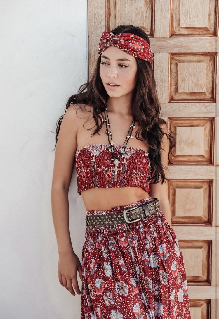 Tiki Bandeau Top - Morocco & Elki by Tanah Folk