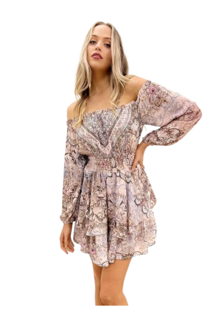 Embellished Playsuit - Gems by Lorraine Designs