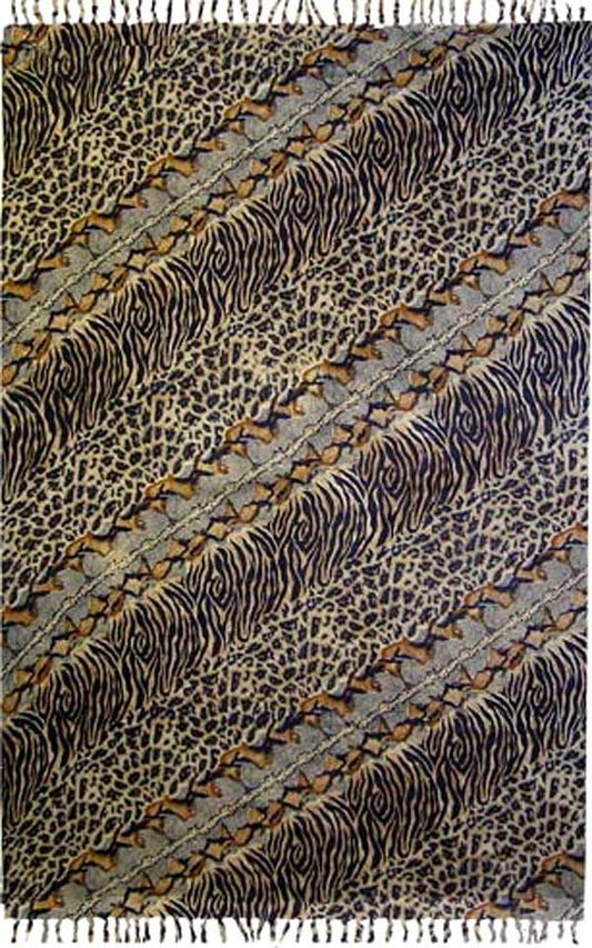Snake & Cheetah Print XL Sarong by Sundrenched