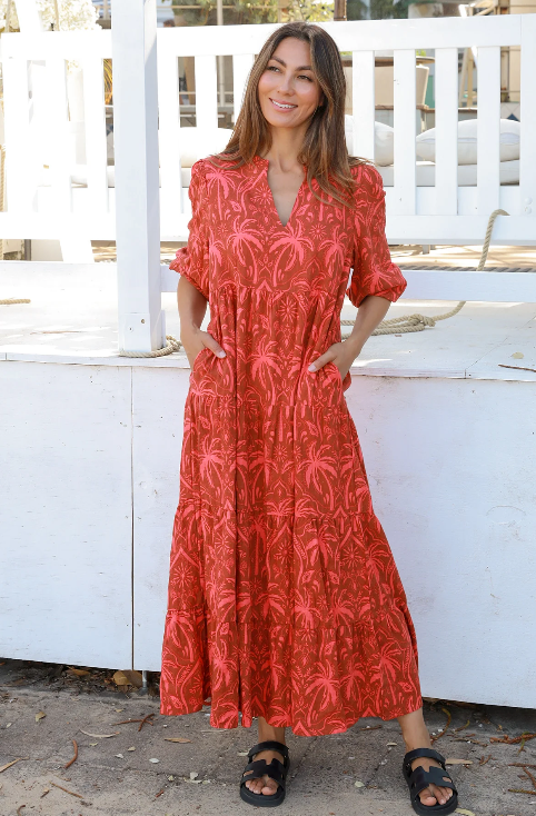 Zoey Long Sleeve Maxi Dress by Dreamcatcher