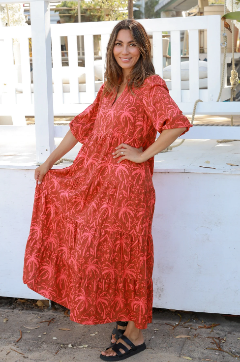 Zoey Long Sleeve Maxi Dress by Dreamcatcher