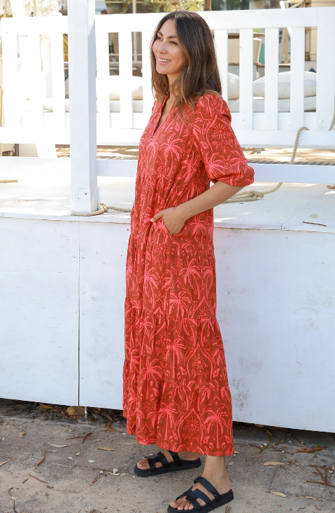 Zoey Long Sleeve Maxi Dress by Dreamcatcher