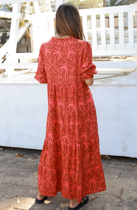 Zoey Long Sleeve Maxi Dress by Dreamcatcher