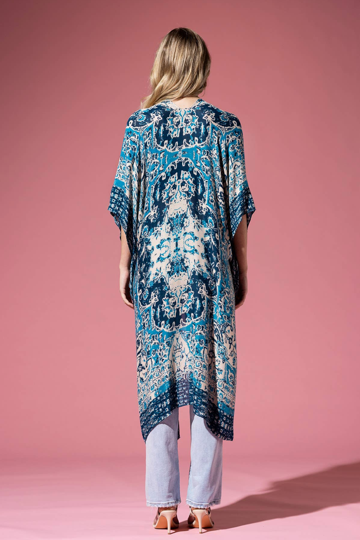 Mandala Kimono - Mustard or Blue