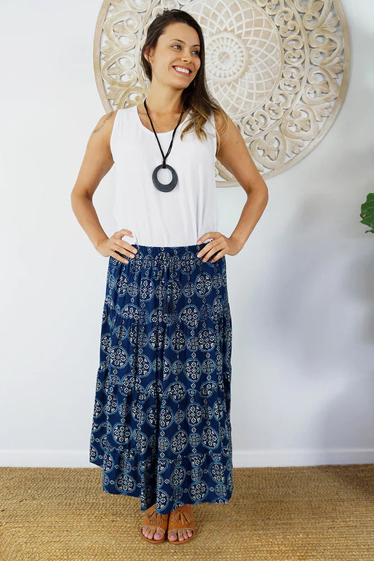 Kathmandu Tiered Skirt by Sundrenched