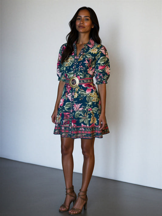Tessa Floral Boho Dress by Lorraine
