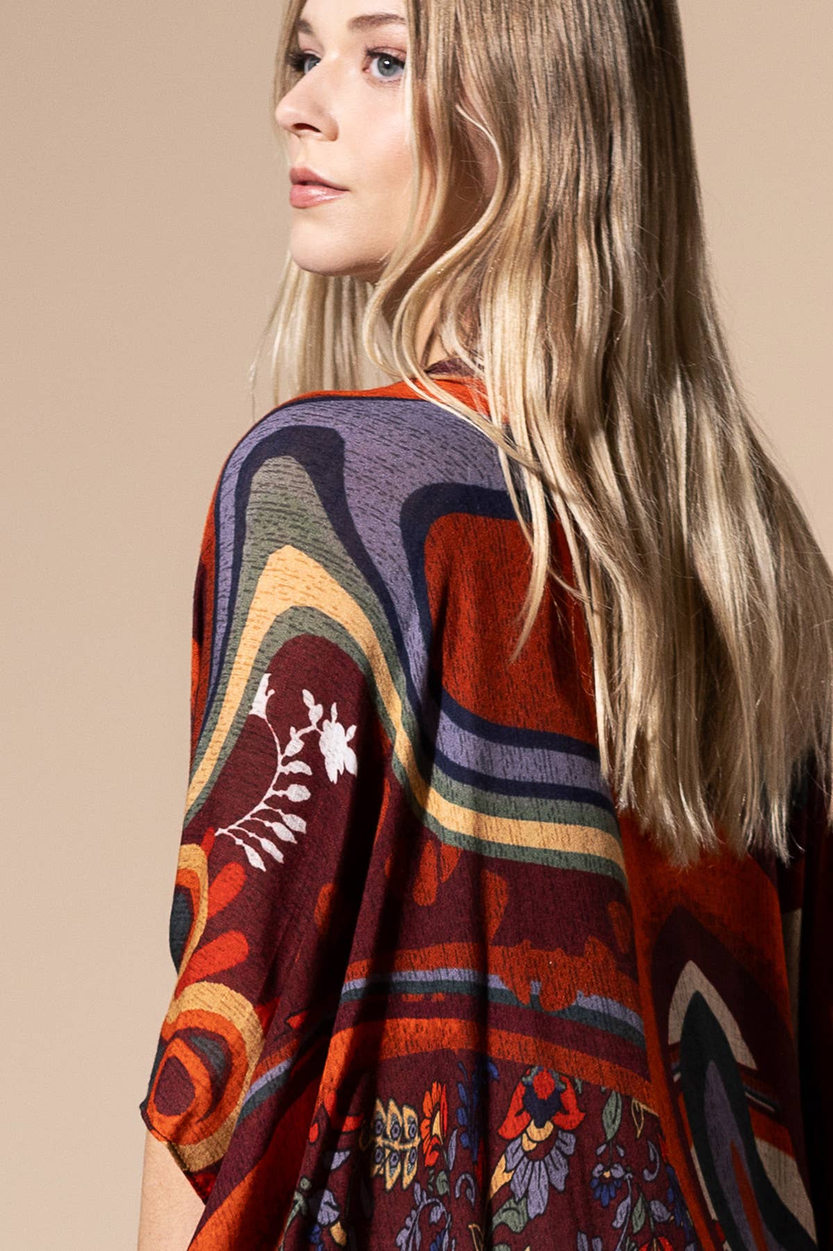 Retro Vibe Kimono