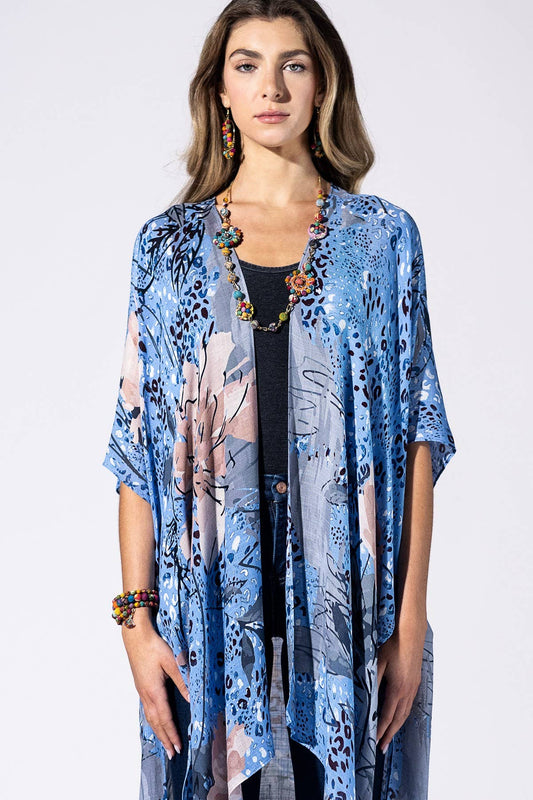 Twilight Wildflower Kimono