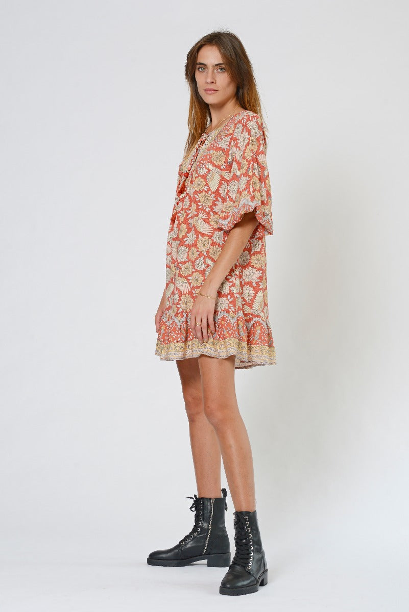 Peace Boho Mini Dress
