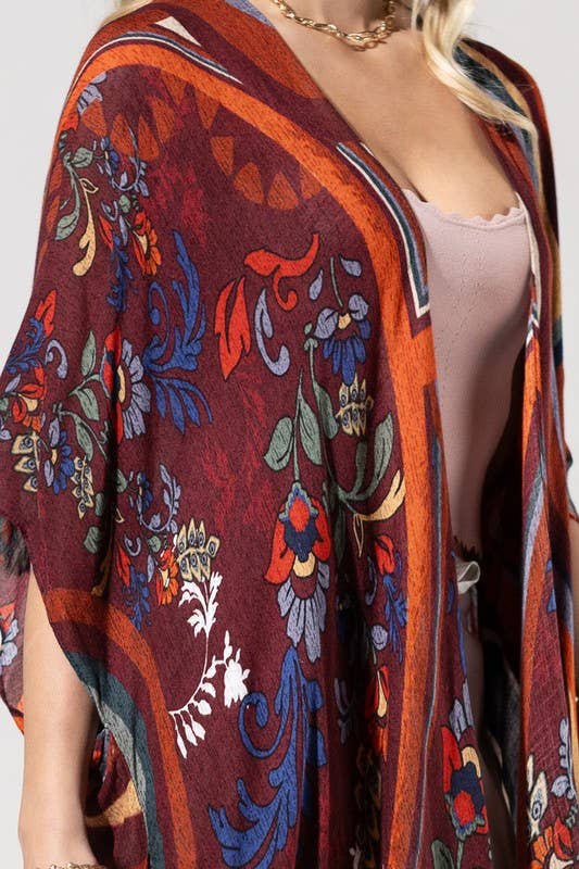 Retro Vibe Kimono