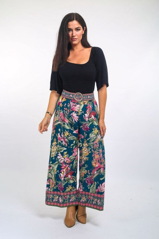 Tessa Floral Boho Pants by Lorraine