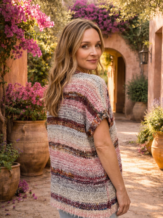 Willow Stripe Knit Vest