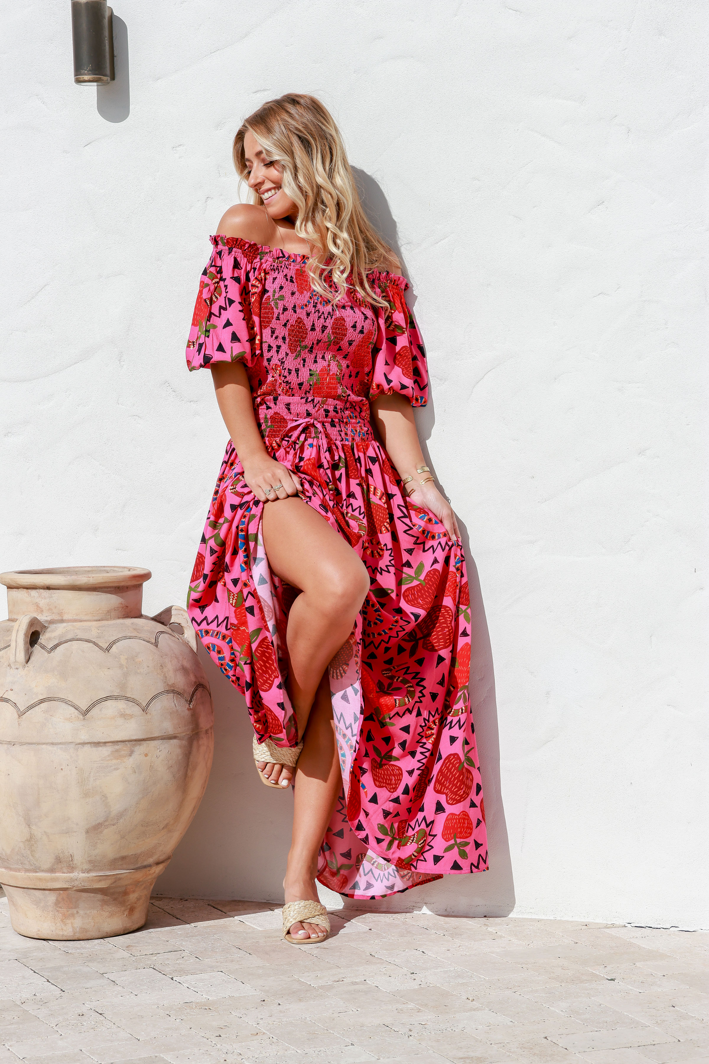 Rio Shirred OTS Top by Joop & Gypsy