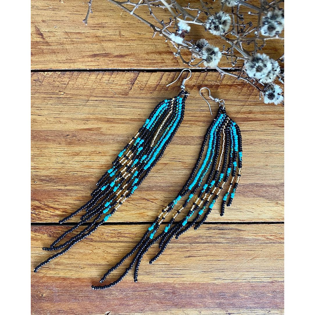 Moonbeam Beaded Earrings by Isle of Freya