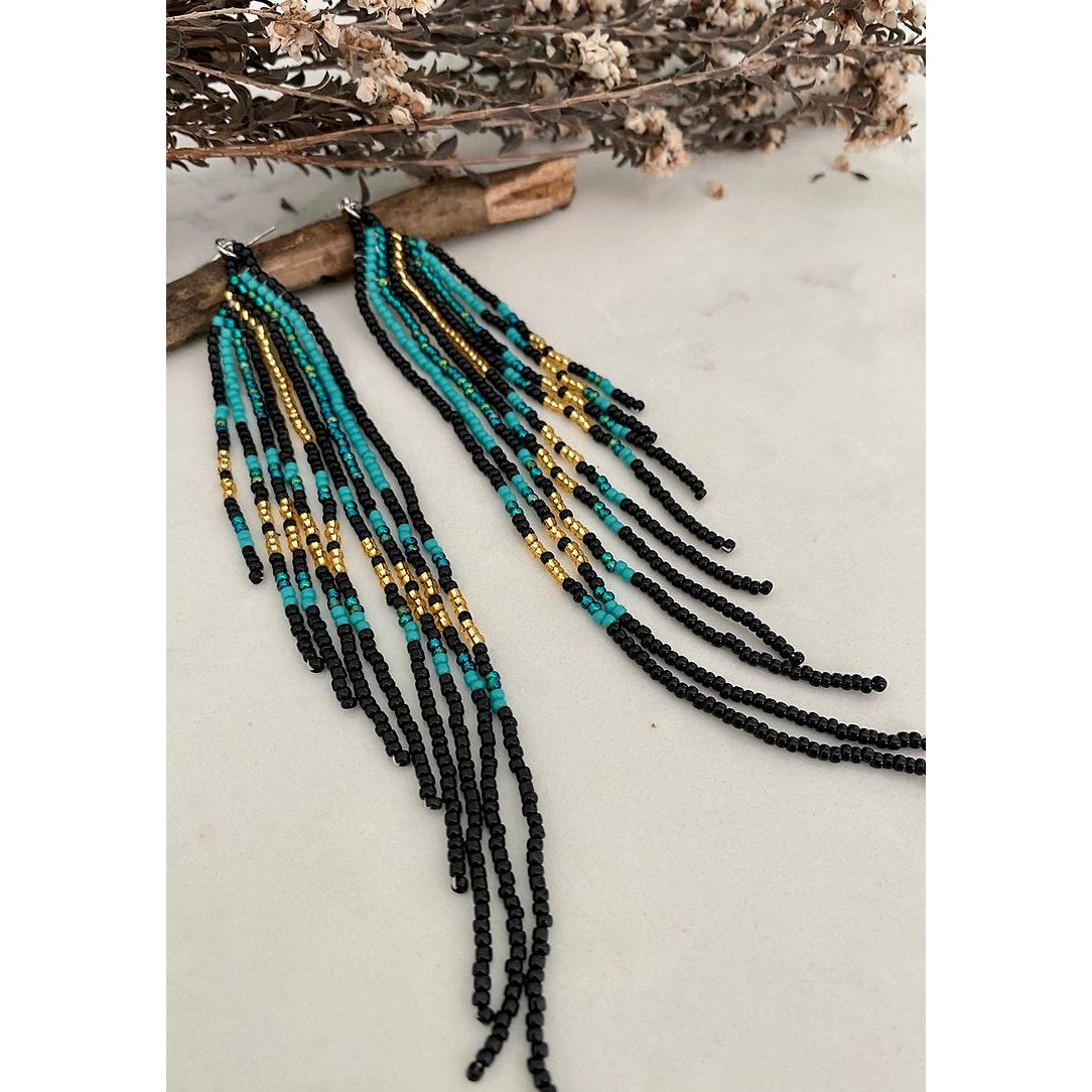 Moonbeam Beaded Earrings by Isle of Freya