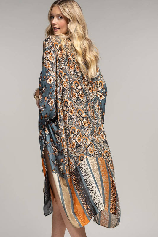 Vintage Inspired Paisley Kimono by Urbanista